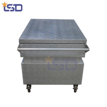 2 manijas de aluminio, caja de almacenamiento de herramientas de aluminio de alto grado 2 manijas de aluminio, caja de almacenamiento de herramientas de aluminio de alto grado